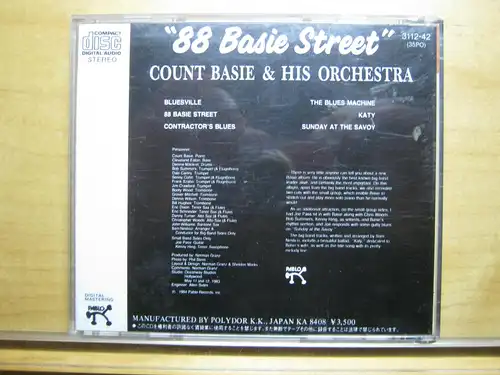 Count Basie & His Orchestra: "88 Basie Street"