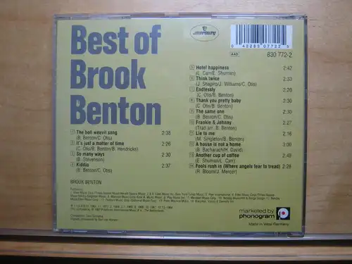 Brook Benton: Best Of Brook Benton