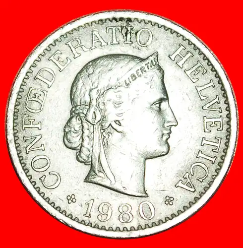 * FREIHEIT (1879-2021): SCHWEIZ ★ 10 RAPPEN 1980!