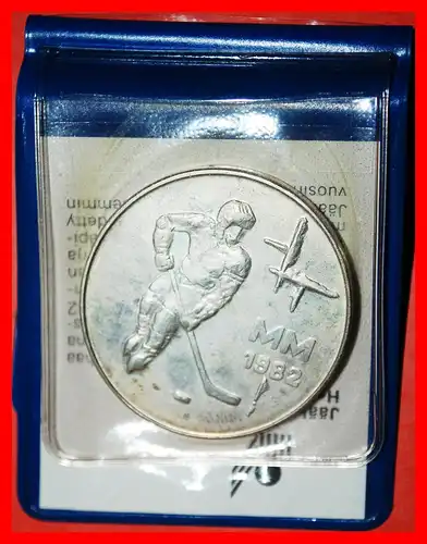 * SILBER: FINNLAND ★ 50 MARK 1982K-T EISHOCKEY-WELTMEISTERSCHAFT!