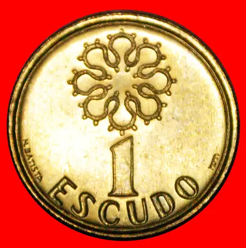 * MARINEKNOTEN (1986-2001): PORTUGAL ★ 1 ESCUDO 1999 STG STEMPELGLANZ!