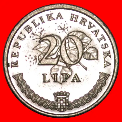 * OLIVEN (1993-2019): KROATIEN ★ 20 LIPA 2007. uSTG STEMPELGLANZ! *  CROATIA 