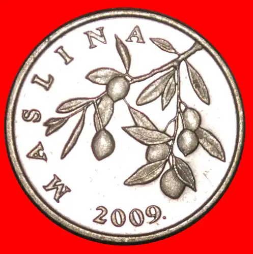 * OLIVEN (1993-2019): KROATIEN ★ 20 LIPA 2009. uSTG STEMPELGLANZ! *  CROATIA 