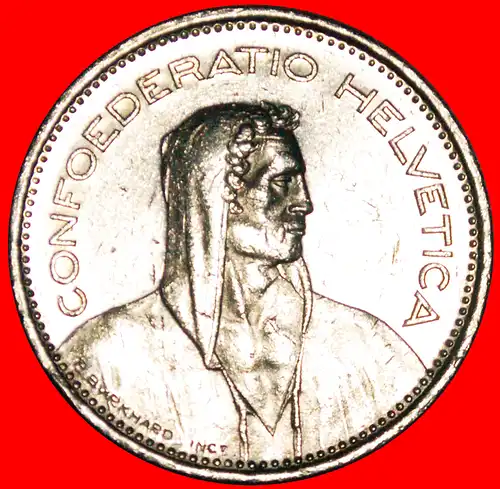 * WILHELM TELL (1931-2022): SCHWEIZ ★ 5 FRANKEN 1980! ENTDECKUNG MÜNZE! * SWITZERLAND ★ DISCOVERY COIN!