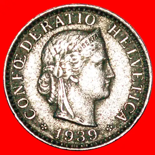 * FREIHEIT (1939-2021): SCHWEIZ ★ 20 RAPPEN 1939B! * SWITZERLAND 