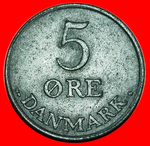 * MONOGRAMM (1950-1964): DÄNEMARK ★ 5 OERE 1952! FREDERIK IX. (1899-1972) * MONOGRAM: DENMARK