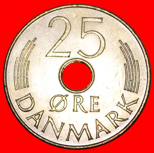 * MONOGRAMM (1973-1988): DÄNEMARK ★ 25 OERE 1986 STG STEMPELGLANZ!  * MONOGRAM: DENMARK