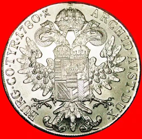 * SILBER 1945, 1950-1960: ÖSTERREICH ★ THALER 1780X MARIA THERESIA (1740-1780)! STG STEMPELGLANZ!  * SILVER: AUSTRIA