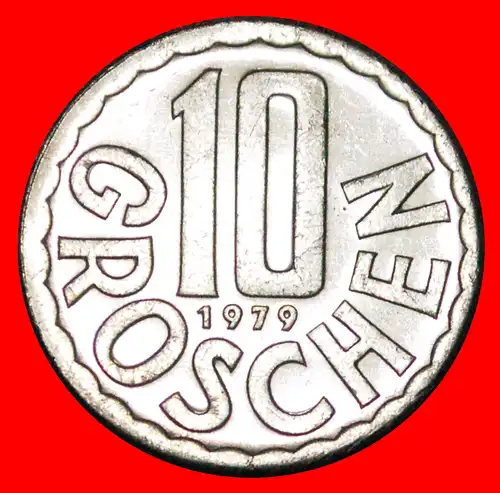 * ADLER (1951-2001): ÖSTERREICH ★ 10 GROSCHEN 1979 VZGL STEMPELGLANZ! * EAGLE: AUSTRIA