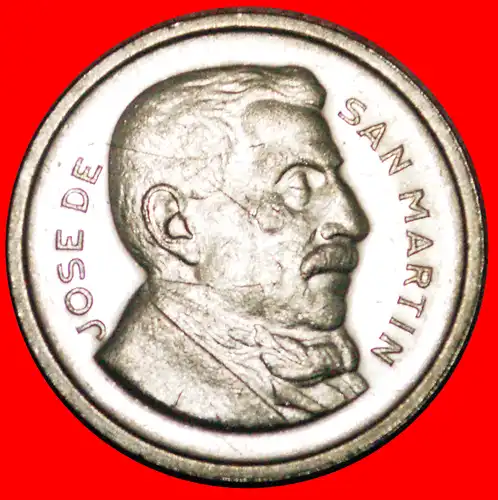 * SAN MARTIN (1778-1850): ARGENTINIEN ★ 50 CENTAVOS 1953 VZGL STEMPELGLANZ! * ARGENTINA