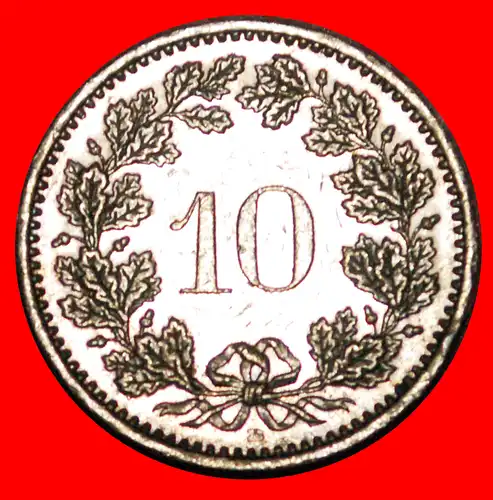 * FREIHEIT (1879-2021): SCHWEIZ ★ 10 RAPPEN 1989B! * SWITZERLAND 