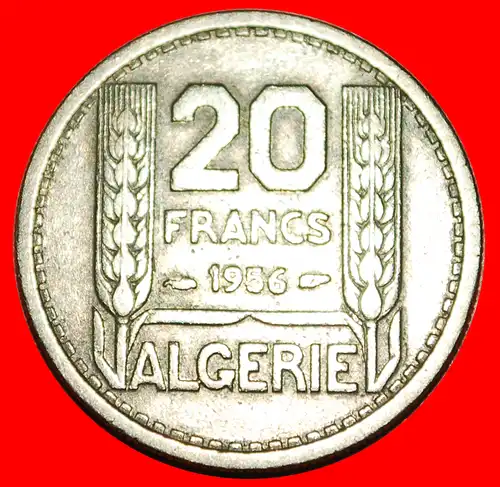 * BESETZUNG VON FRANKREICH (1949-1956): ALGERIEN ★ 20 FRANCS 1956! * OCCUPATION BY FRANCE (1949-1956): ALGERIA 