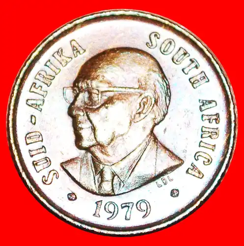 * SPATZEN: SÜDAFRIKA  ★ 1 CENTS 1979 Diederichs (1903-1978)! * SPARROWS: SOUTH AFRICA