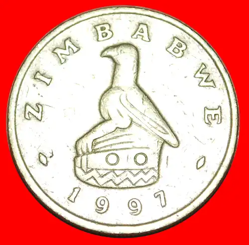 * AMEISENBÄR: SIMBABWE ★ 2 DOLLARS 1997! * ANTEATER: ZIMBABWE