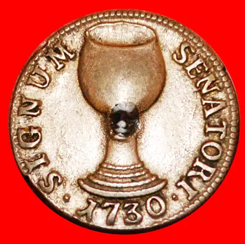 * KÖLN (1497-1797): DEUTSCHLAND ★ BIMETALLISCH RATSZEICHEN 1730 SELTEN! * COLOGNE: GERMANY