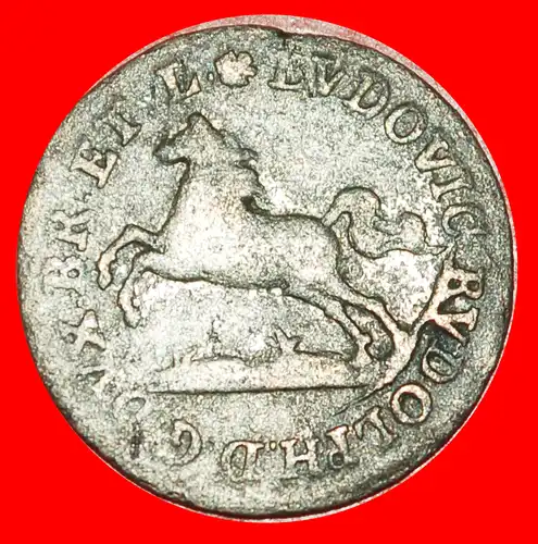 * LUDWIG RUDOLF (1731-1735): DEUTSCHLAND ★ 6 PFENNIG 1731 FÜRSTENTUM BRAUNSCHWEIG-WOLFENBÜTTEL! UNGEWÖHNLICH! NUR VERÖFFENTLICHT! * UNCOMMON: GERMANY ★ BRUNSWICK-WOLFENBUTTEL! JUST PUBLISHED!