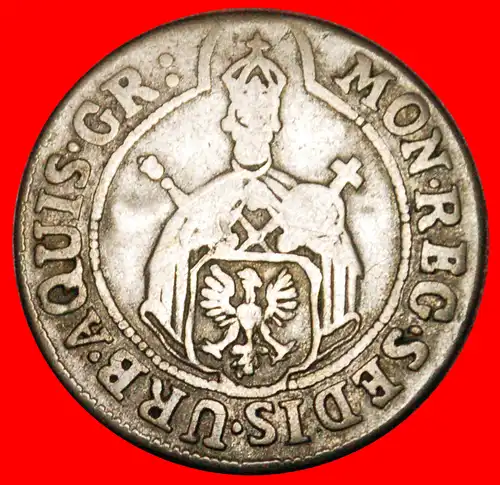 * AACHEN SILBER: DEUTSCHLAND ★ 3 MARCK 1754 SELTEN! NUR VERÖFFENTLICHT! * SILVER: GERMANY ★ 3 MARCK 1754! RARE! JUST PUBLISHED!