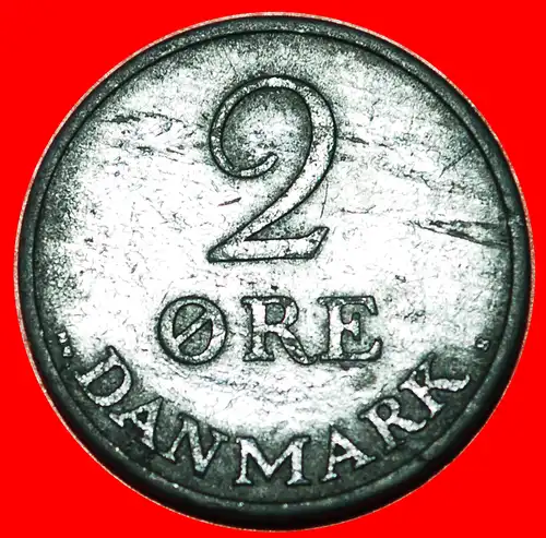 * MONOGRAMM Frederik IX (1899-1972): DÄNEMARK ★ 2 OERE 1948! * DENMARK ★ 2 ORE 1948!