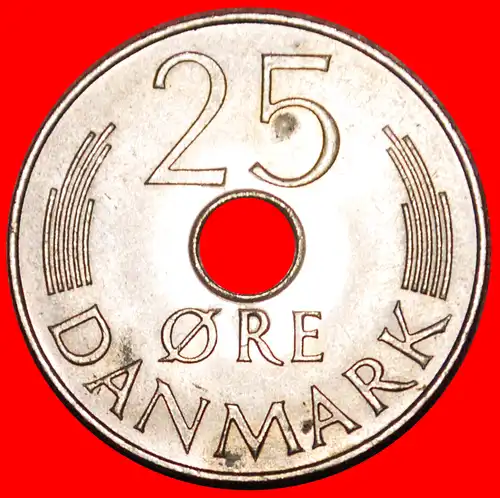 * MONOGRAMM (1973-1988): DÄNEMARK ★ 25 OERE 1979 STG STEMPELGLANZ!  * DENMARK ★ 25 ORE 