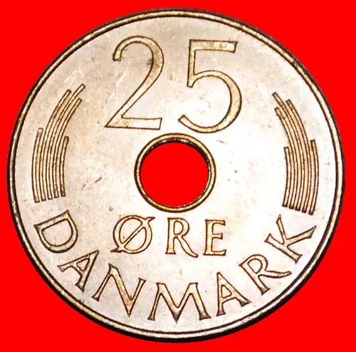 * MONOGRAMM (1973-1988): DÄNEMARK ★ 25 OERE 1987 STG STEMPELGLANZ!  * DENMARK ★ 25 ORE 