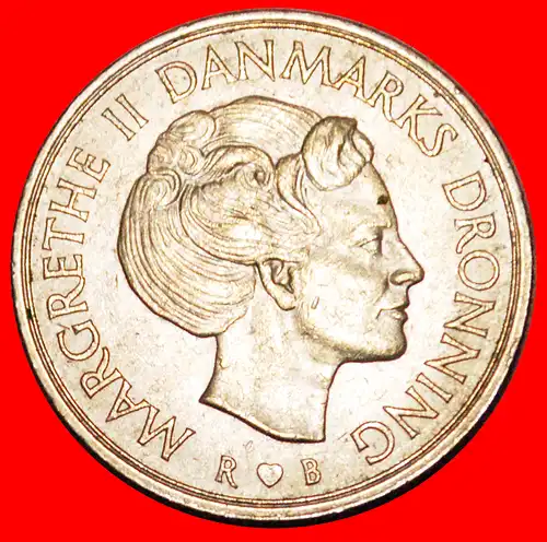 * GRÖNLAND und FÄRÖER (1973-1989): DÄNEMARK ★ 1 KRONE 1986! * GREENLAND and FAROE ISLANDS: DENMARK ★ 1 CROWN 1986!