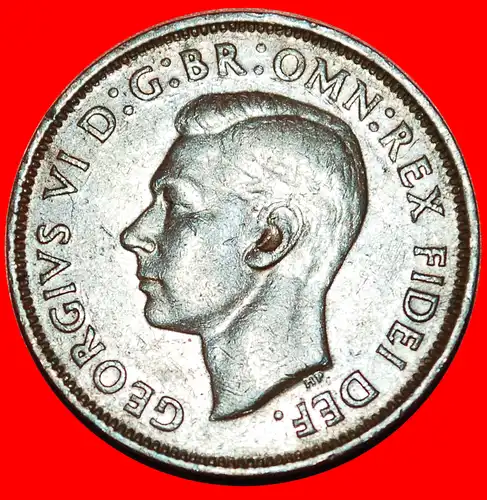 * Georg VI. (1937-1952): AUSTRALIEN ★ 1/2 PENNY 1950 PERTH! KÄNGURU RECHT!  * KANGAROO: AUSTRALIA 