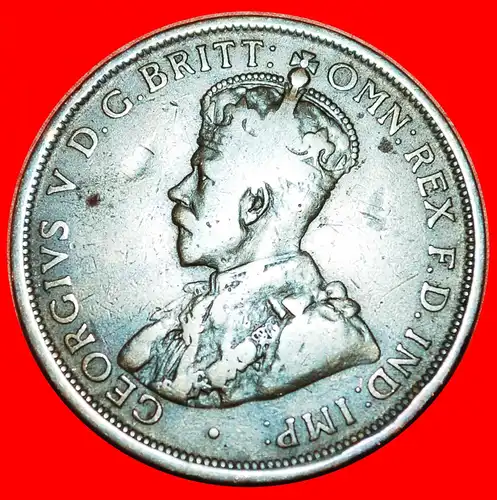 * GROSSBRITANNIEN: AUSTRALIEN ★ 1 PENNY 1911! Georg V. (1911-1936)  * GREAT BRITAIN: AUSTRALIA