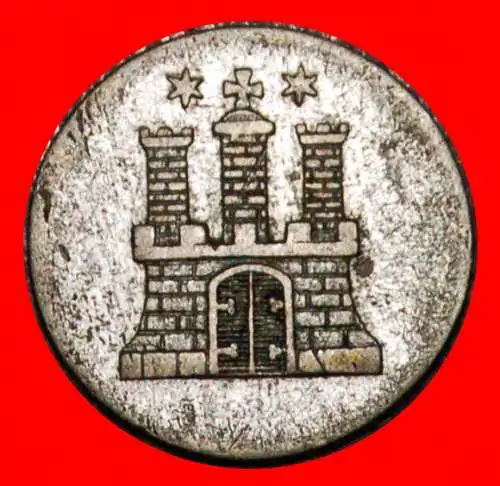 * SILBER (1846-1851): DEUTSCHLAND ★ 1 SECHSLING 1851 HAMBURG (1675-1872)! * SILVER: GERMANY ★ 