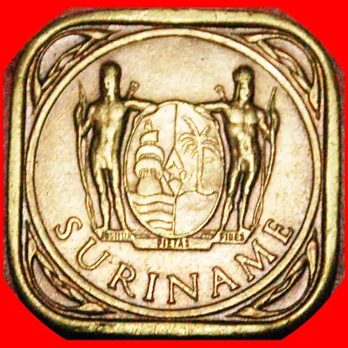 * NIEDERLANDE SCHIFF (1962-1972): SURINAME ★ 5 CENTS 1972!  