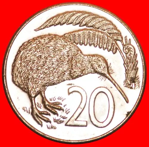 * KANADA: NEUSEELAND ★ 20 CENTS 1987 KIWI-VOGEL VZGL STEMPELGLANZ! * CANADA: NEW ZEALAND 