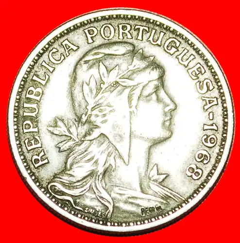 * FREIHEIT (1927-1968): PORTUGAL ★ 50 CENTAVOS 1968! 