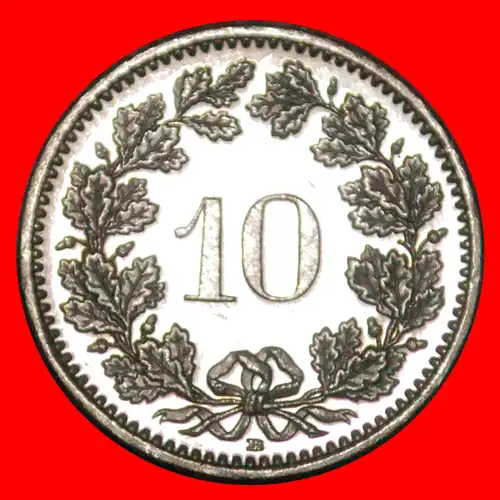 * FREIHEIT (1879-2021): SCHWEIZ ★ 10 RAPPEN 2009B uSTG STEMPELGLANZ! * LIBERTY: SWITZERLAND 