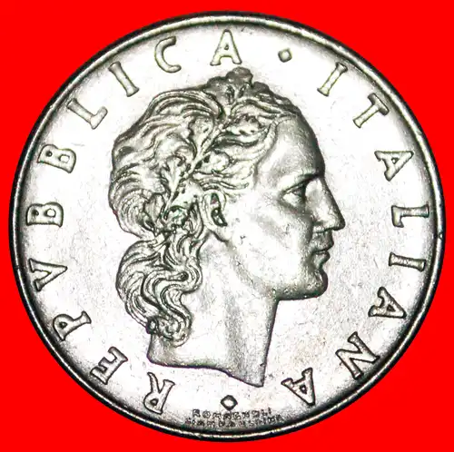 * VULCAN (1954-1989): ITALIEN ★ 50 LIRE 1972R! VZGL STEMPELGLANZ! * ITALY ★