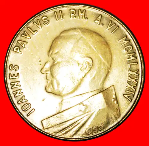 * SCHIFF: VATIKAN ★ 200 LIRE 1984R STG STEMPELGLANZ! FEHLER! * SHIP: VATICAN ★ UNC MINT LUSTRE! ERROR!