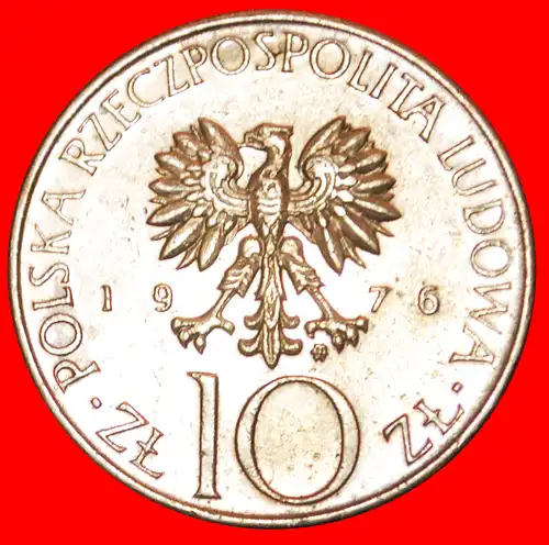 * MICKIEWICZ (1798-1855): POLEN ★ 10 ZLOTY 1975 TYP (1975-1977)! *  POLAND