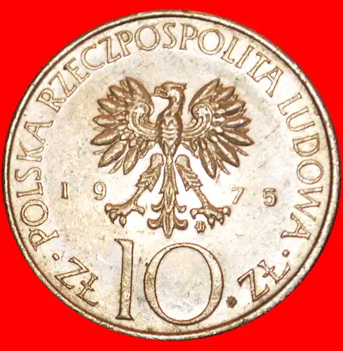 * MICKIEWICZ (1798-1855): POLEN ★ 10 ZLOTY 1976 TYP (1975-1977)! *  POLAND