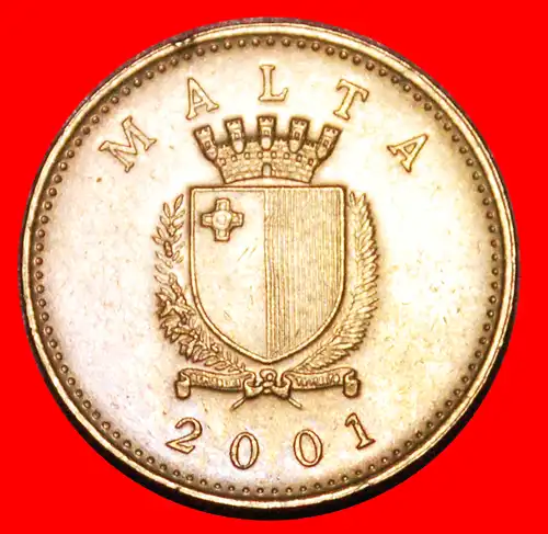 * GROSSBRITANNIEN (1991-2007): MALTA ★ 1 CENT 2001 WIESEL! * GREAT BRITAIN: MALTA 