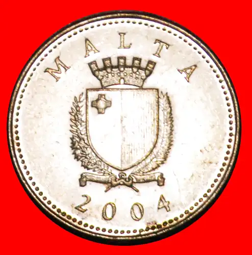 * GROSSBRITANNIEN OLIVE (1991-2007): MALTA ★ 2 CENTS 2004 VZGL STEMPELGLANZ!  * GREAT BRITAIN: MALTA 