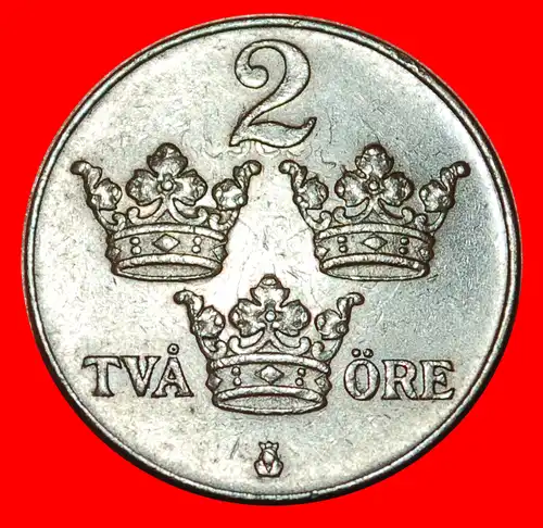 * 3 KRONEN: SCHWEDEN ★ 2 OERE 1939! Gustav V. (1907-1950) *  SWEDEN 