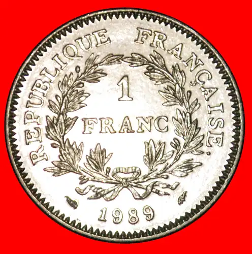 * GENERALSTÄNDE 1789: FRANKREICH ★ 1 FRANC 1989 STG STEMPELGLANZ! *FRANCE ★ 