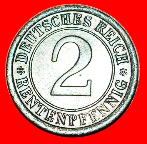 * WEIZENGARBE (1923-1924): DEUTSCHLAND ★ 2 RENTENPFENNIG 1924A!  * GERMANY ★