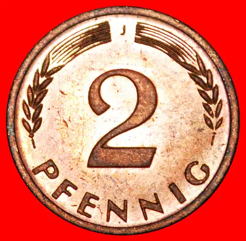 * EICHE (1950-2001): DEUTSCHLAND ★ 2 PFENNIG 1971J uSTG STEMPELGLANZ! VERÖFFENTLICHT WERDEN! * GERMANY ★ TO BE PUBLISHED!