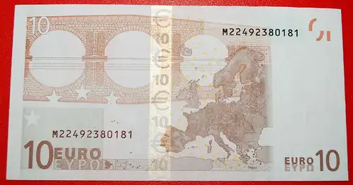 * ALTER EUROPA TRICHET: PORTUGAL ★ 10 EURO 2002 PRÄFIX M U003B3! KNACKIG! 