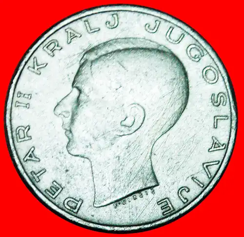 * PETER II. (1934-1945): JUGOSLAWIEN ★ 20 DINAR 1938 SILBER! * SILVER: YUGOSLAVIA ★