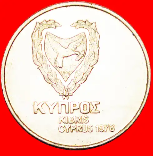 *• FLYTTINGSÅR: KYPROS ★ 500 MIL 1976! *• YEAR OF REFUGEES: CYPRUS 