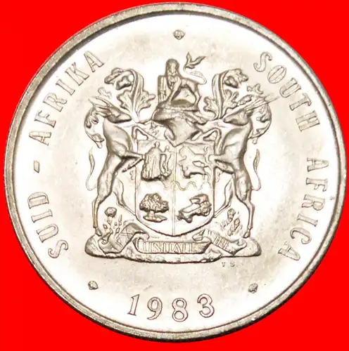 * SPRINGBOCK: SÜDAFRIKA ★ 1 RAND 1983 STG STEMPELGLANZ! ENTDECKUNG MÜNZE! VERÖFFENTLICHT WERDEN! * SOUTH AFRICA ★DISCOVERY COIN! TO BE PUBLISHED!