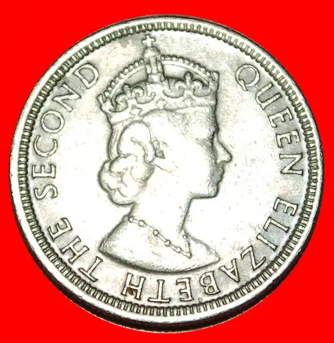 * GROSSBRITANNIEN (1960-1978): MAURITIUS ★ 1/4 RUPEE 1971! * GREAT BRITAIN: MAURITIUS