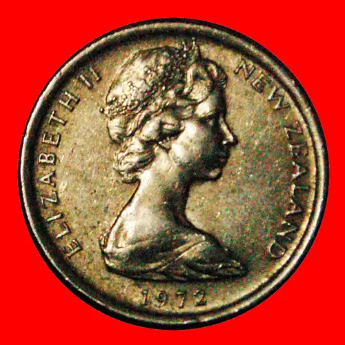 * AUSTRALIEN EIDECHSE (1967-1985): NEUSEELAND ★ 5 CENTS 1972 ENTDECKUNG MÜNZE! NUR VERÖFFENTLICHT! * AUSTRALIA: NEW ZEALAND ★DISCOVERY COIN!