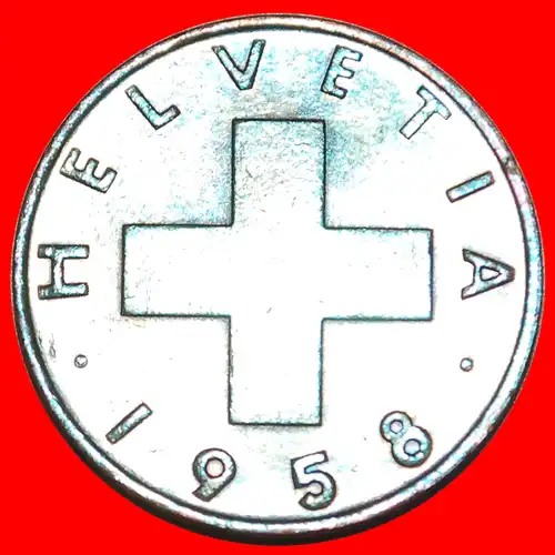 * ZWEIG DER HAFER (1948-1974): SCHWEIZ ★ 2 RAPPEN 1958B! * SWITZERLAND