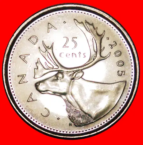 * REN (1937-2021): KANADA ★ 25 CENTS 2005P STG STEMPELGLANZ!   * CANADA ★ 